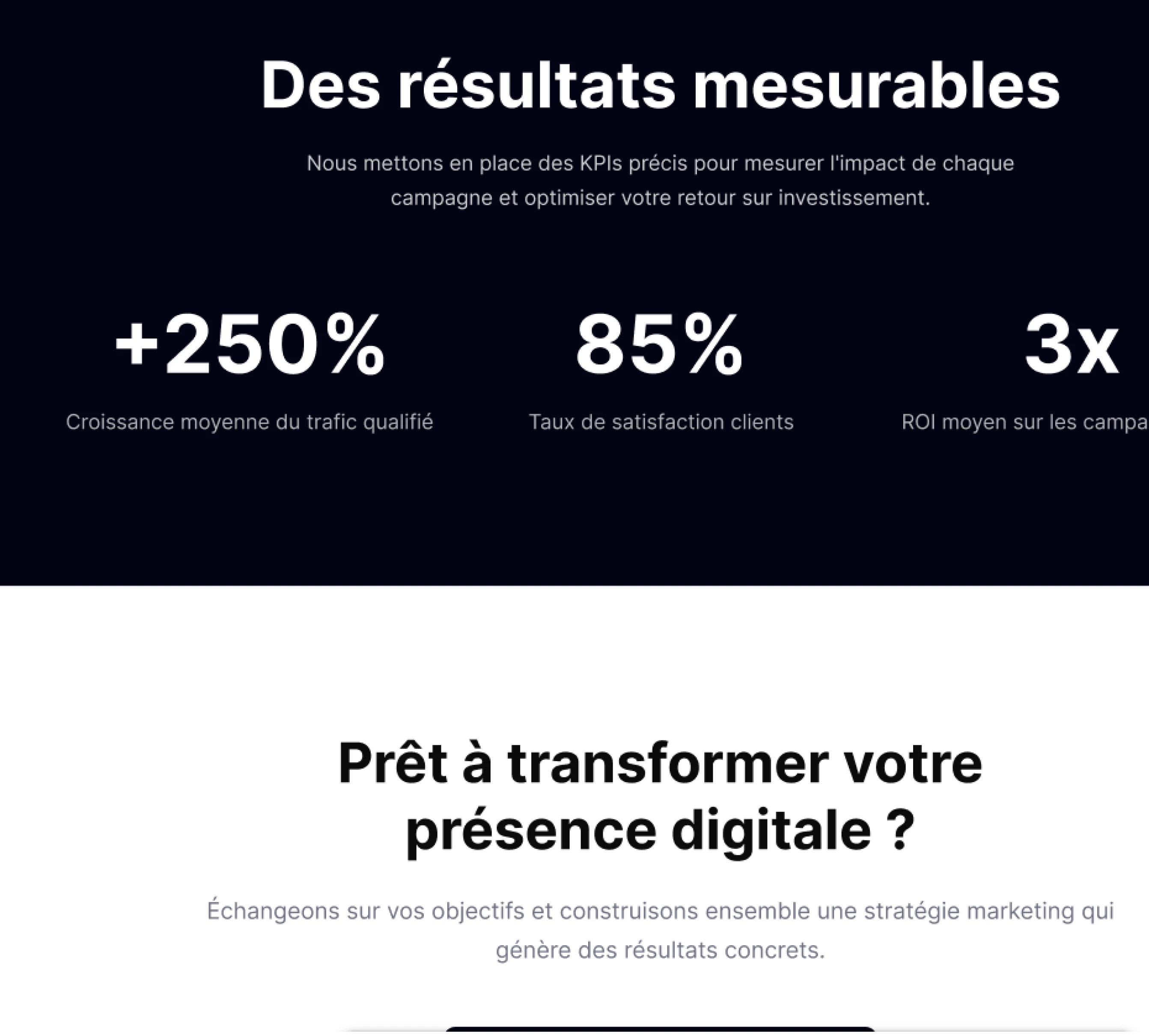 Avant mise en production