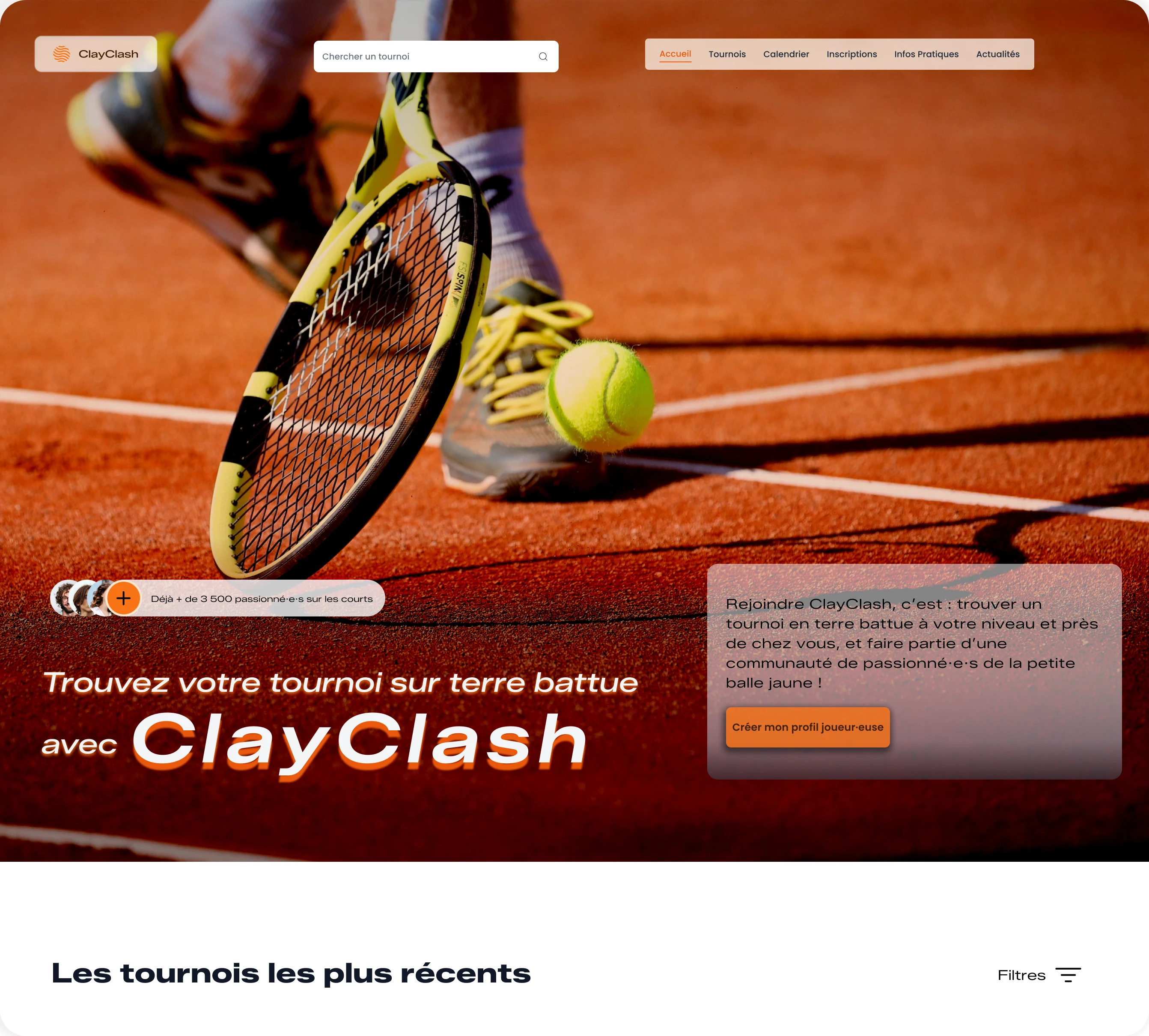 Site événementiel sur-mesure